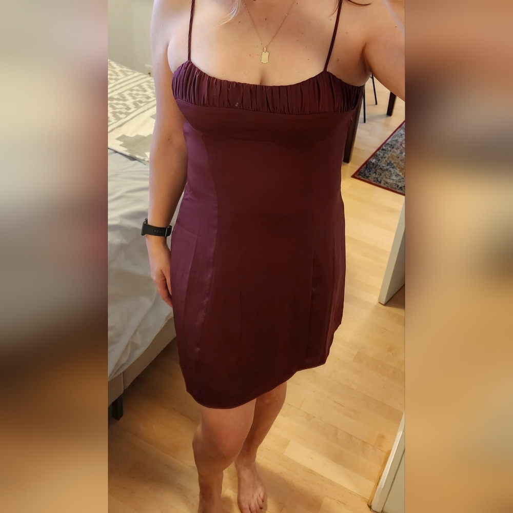 Bananna Republic Dress spaghetti strap square neckline NWT